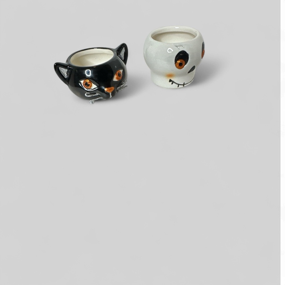 Set of 2 Hallmark Halloween Tealight Candle Holders. (D 2 90425) - Picture 3 of 3